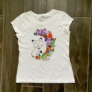 Justice Girls Short Sleeve Top; Size 8